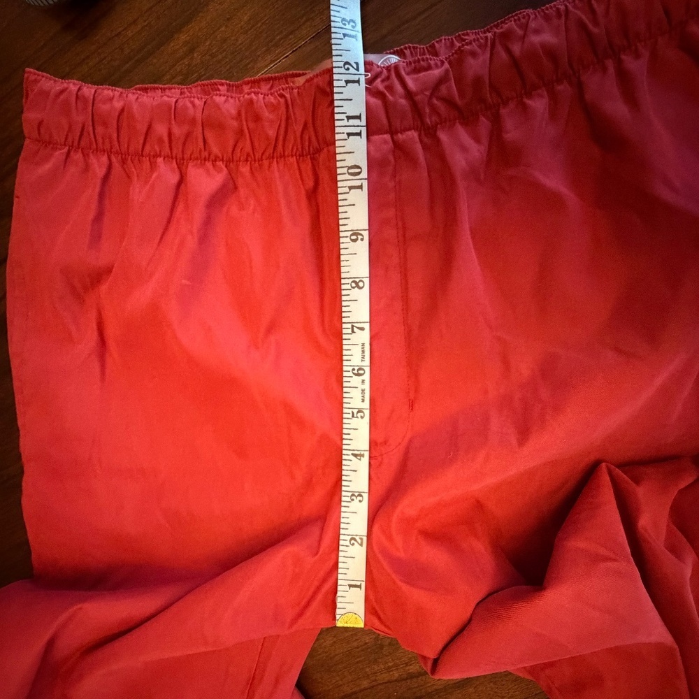 Weatherproof Performance Red Pants, Line Elastic waistband cuffs, Size Medium - Picture 14 of 15